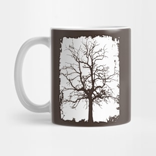 Vintage tree silhouette Mug